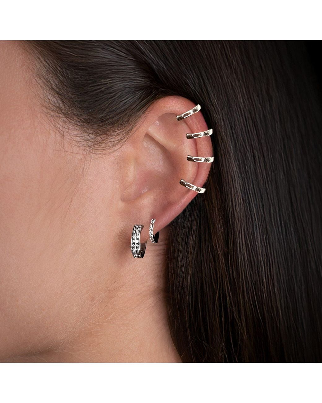 SALLY SKOUFIS Metallic Edge Alchemy Ear Cuff