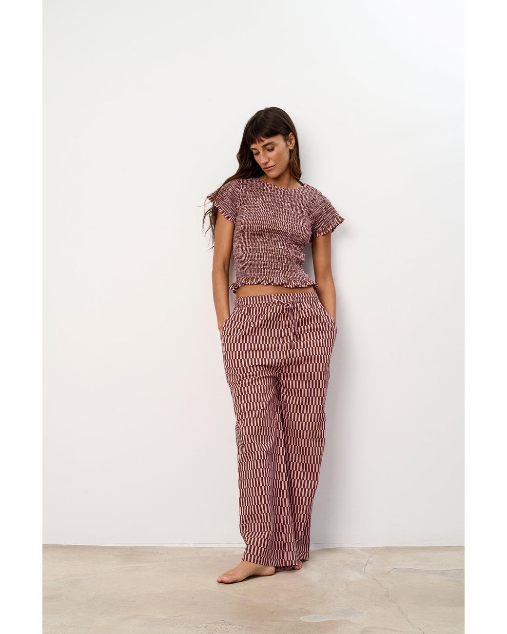 Par & Escala Red Matilda Pants