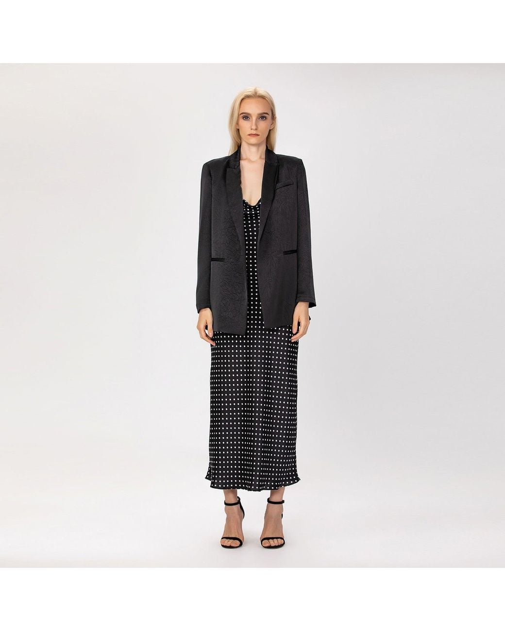 Smart and Joy Black Blazer Long