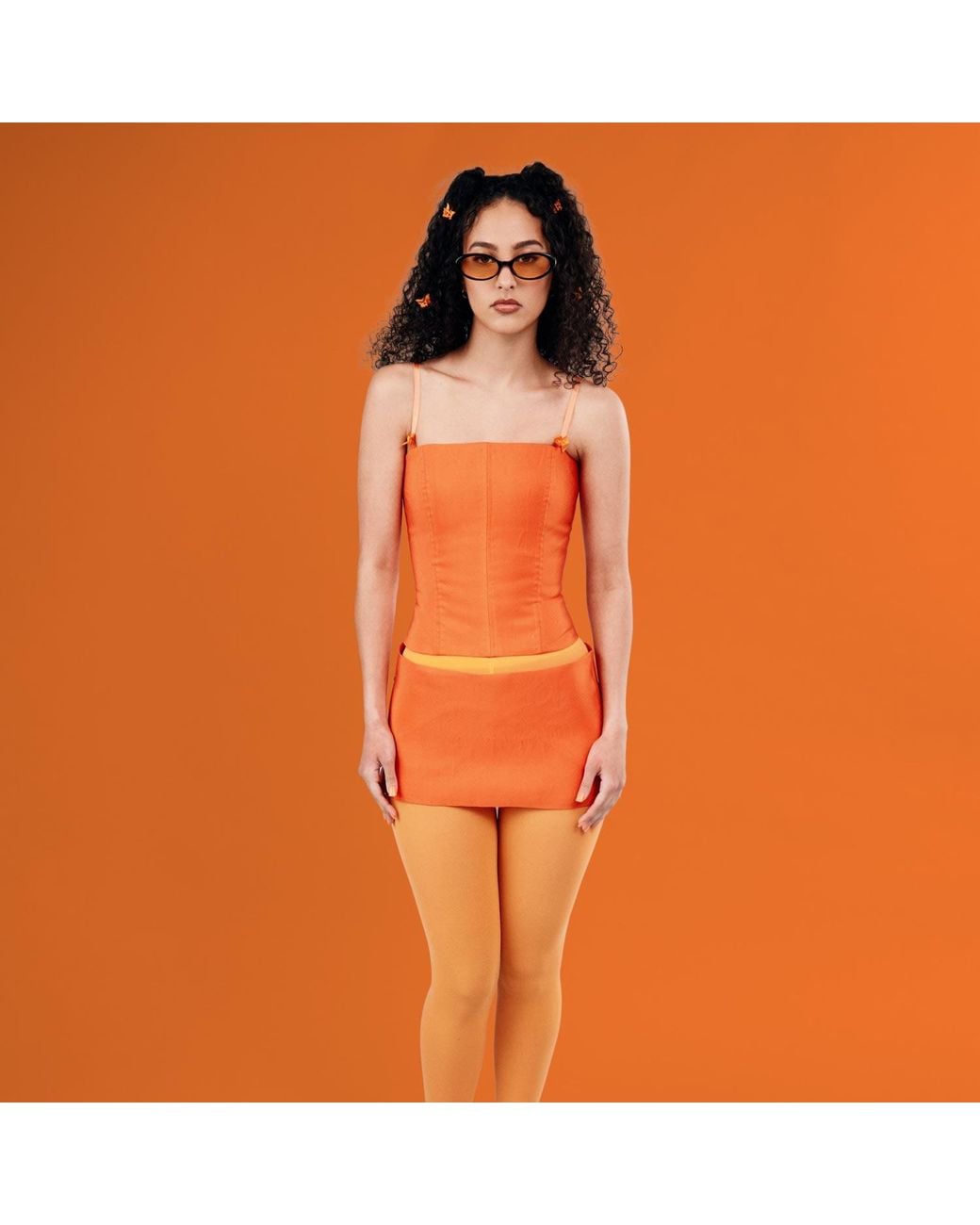The Coolgirl Nyc Orange Jane Skirt
