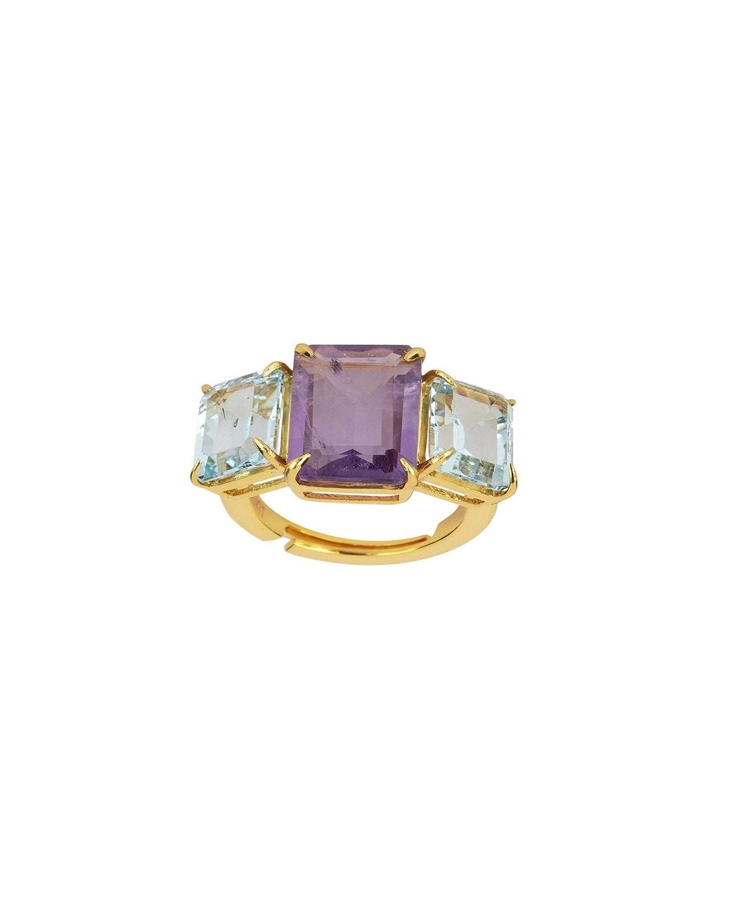 Bounkit Multicolor Annette Ring Amethyst