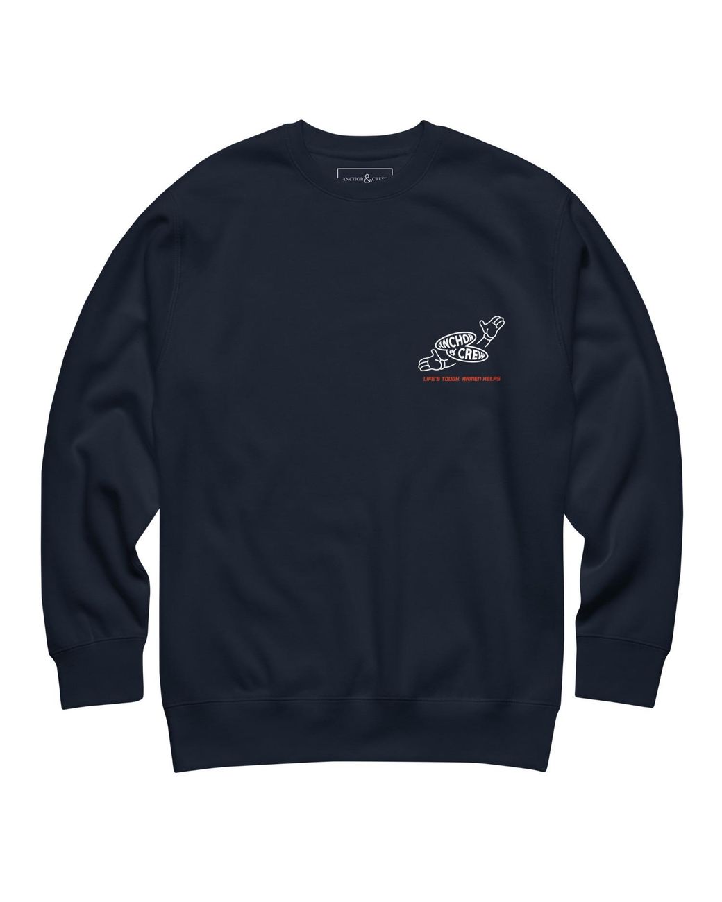 Anchor and Crew Blue Ramen House Dial-A-Local Organic Cotton Sweatshirt for men