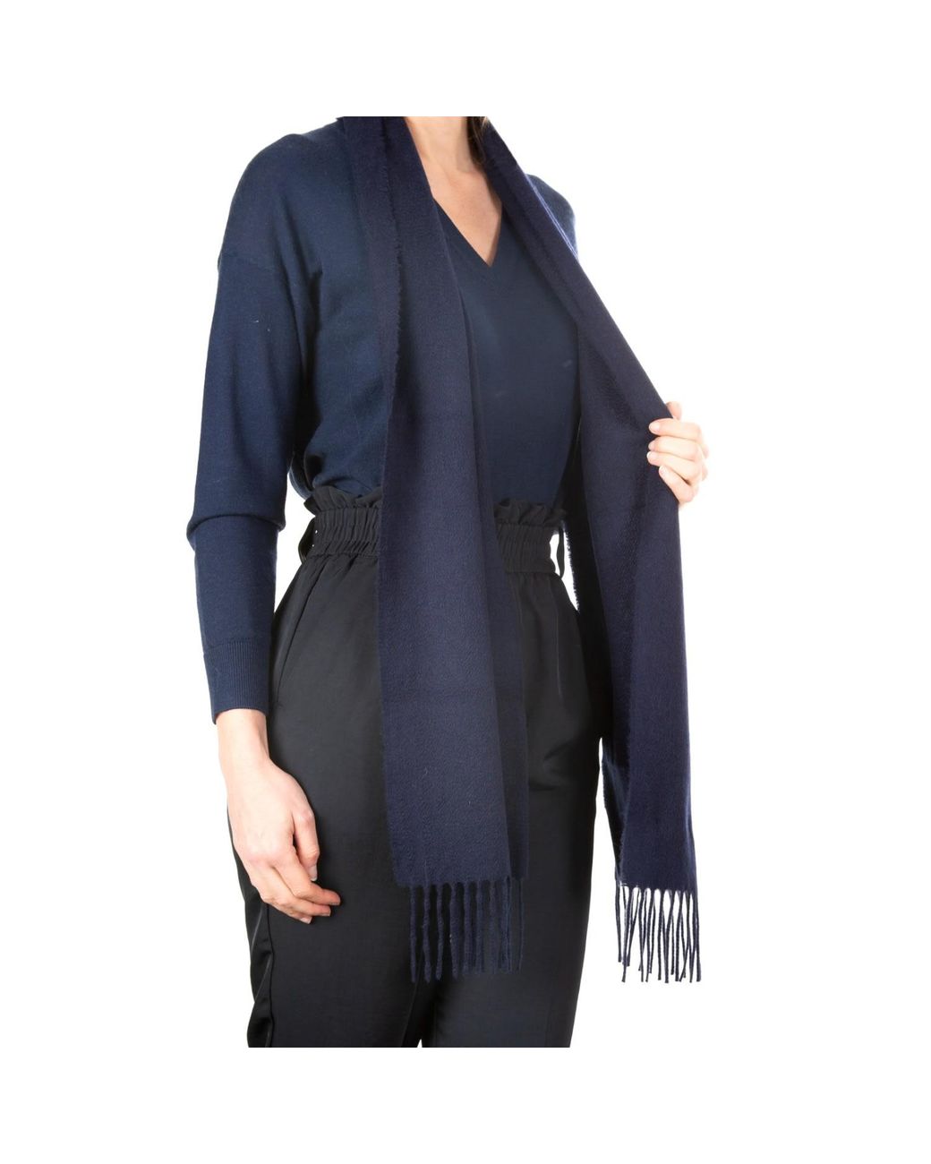 Kinalba Blue Oban Cashmere Scarf for men