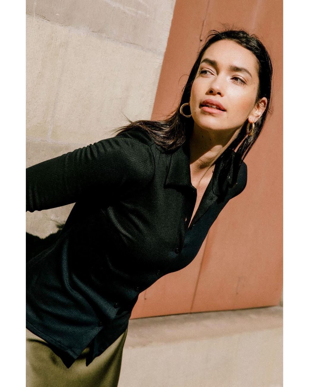AVANI Apparel Black Mélisse Top