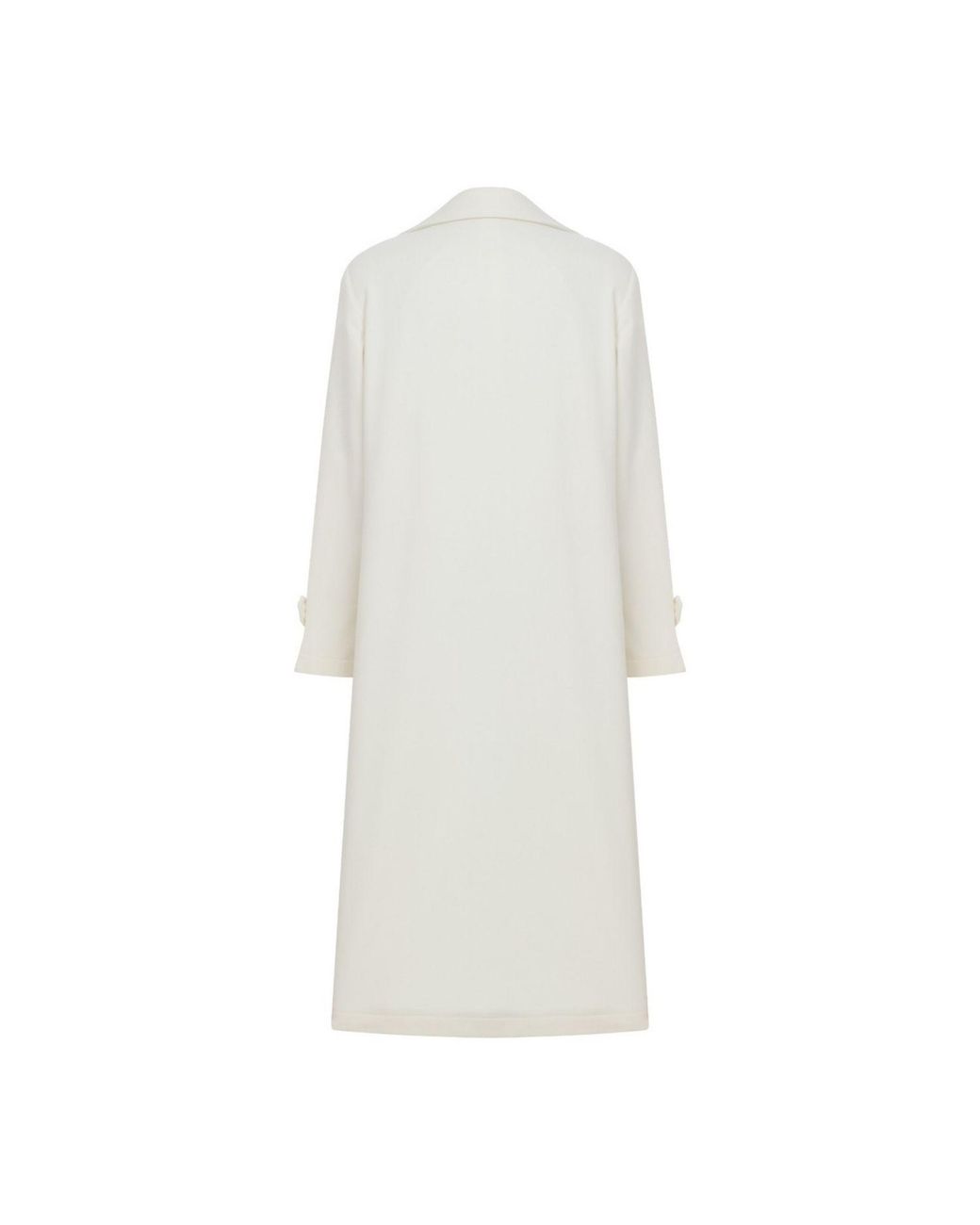 NAZLI CEREN White Vesper Long Coat