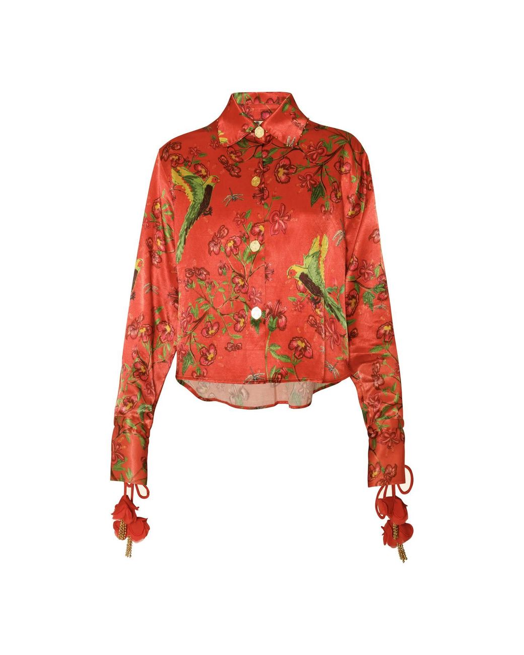 Ashaki Red Maya Shirt