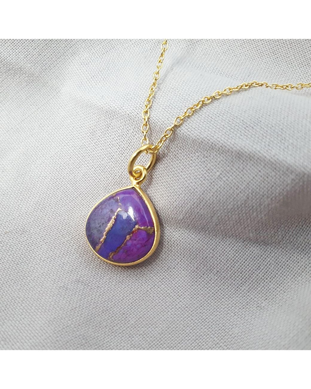 Sophelia Pink Vermeil Heart Amethyst February Birthstone Pendant Necklace