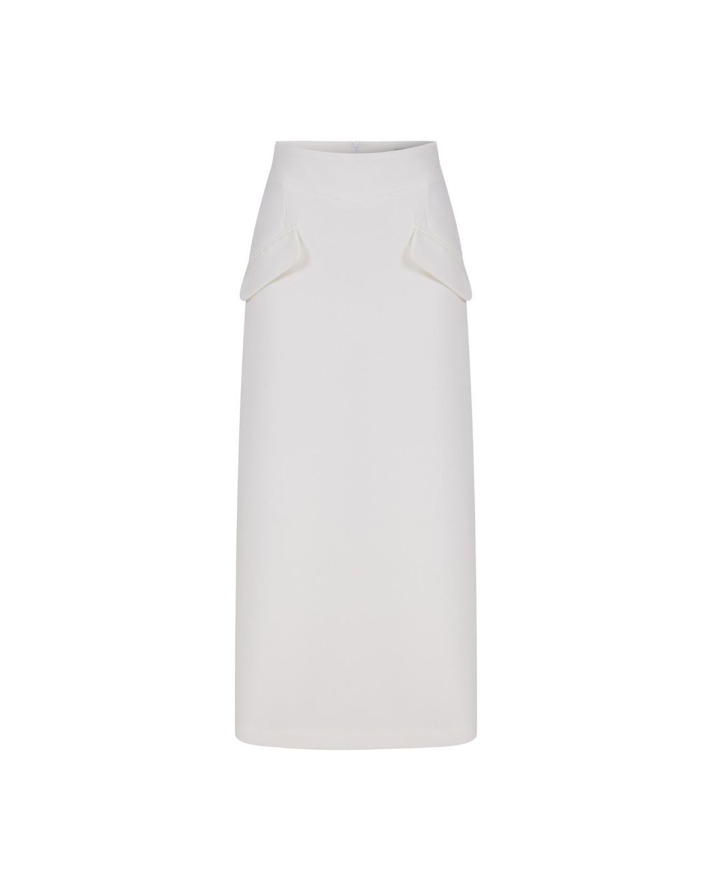 NAZLI CEREN White Aveline Skirt