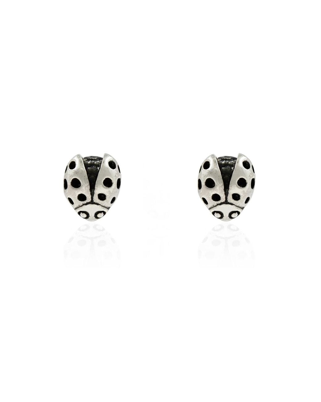 Lee Renee Black Ladybird Earrings