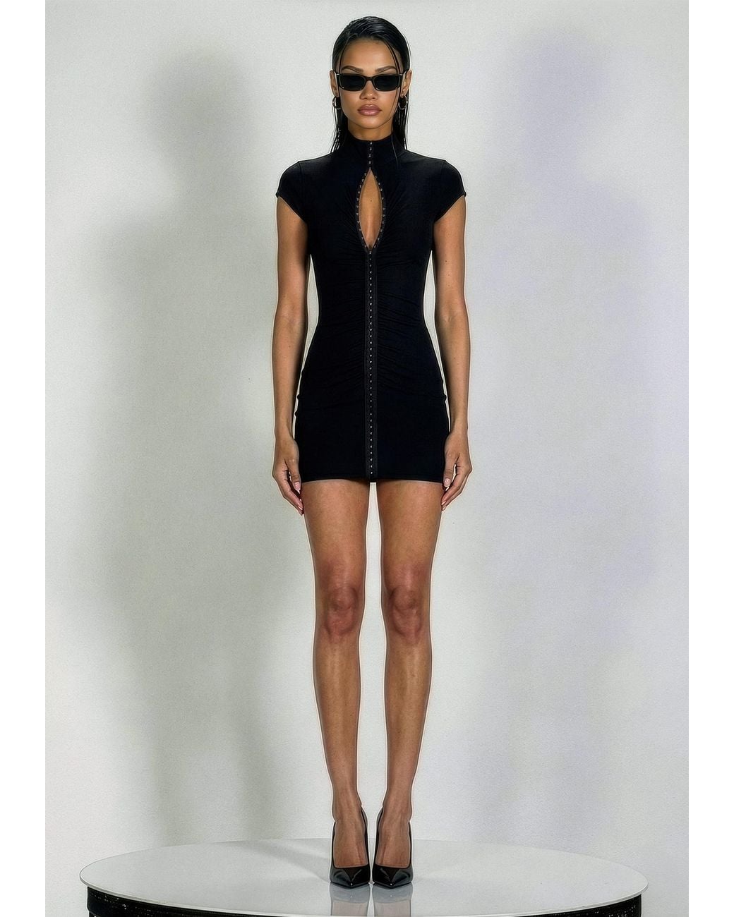 Khéla the Label Black Risk It All Mini Dress