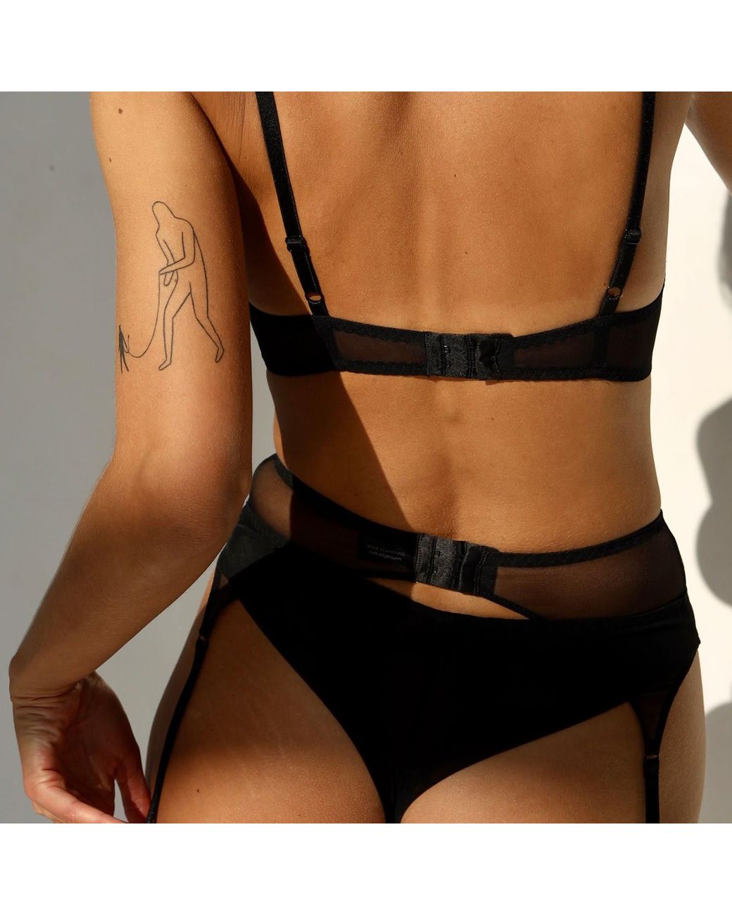 Zhilyova Black Unnamed Bralette