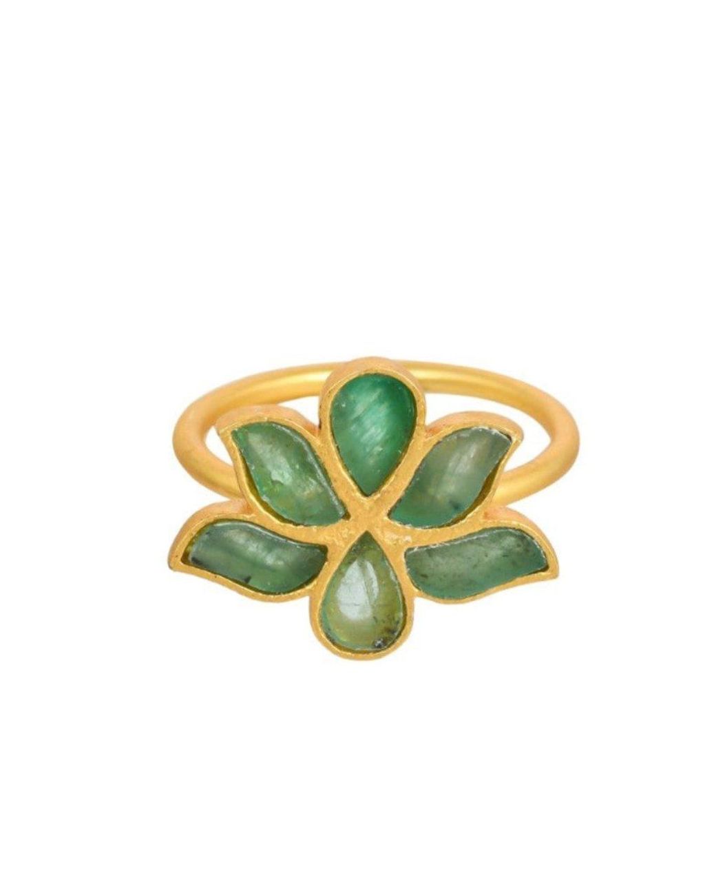 Opium Jewels Yellow Water Lotus Ring