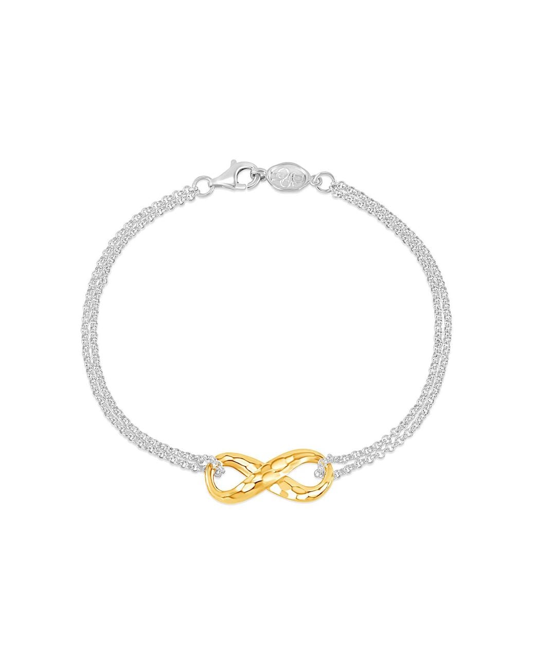 Dower & Hall Metallic Entwined Infinity Bracelet