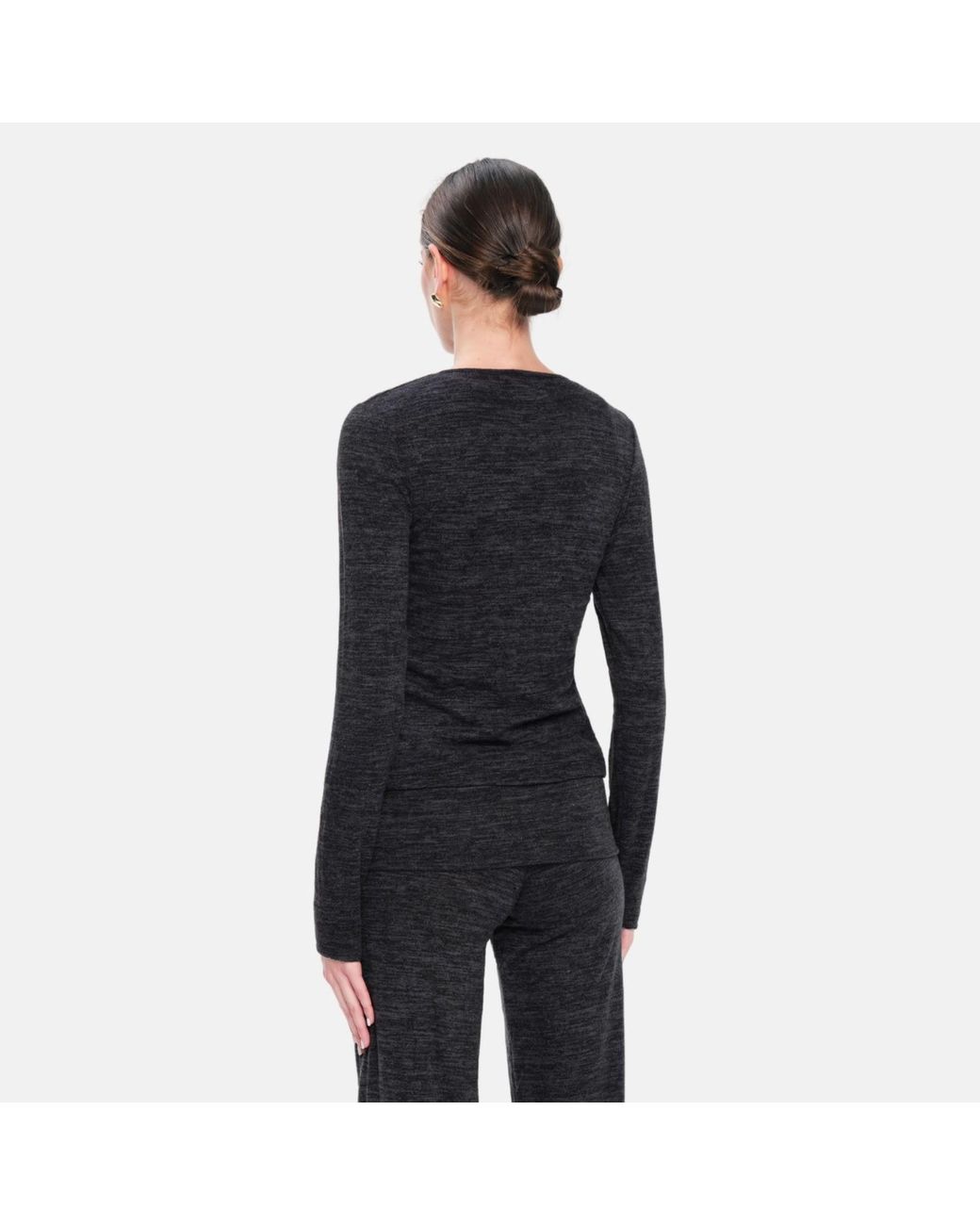 OW Collection Blue Nita Knit Cardigan