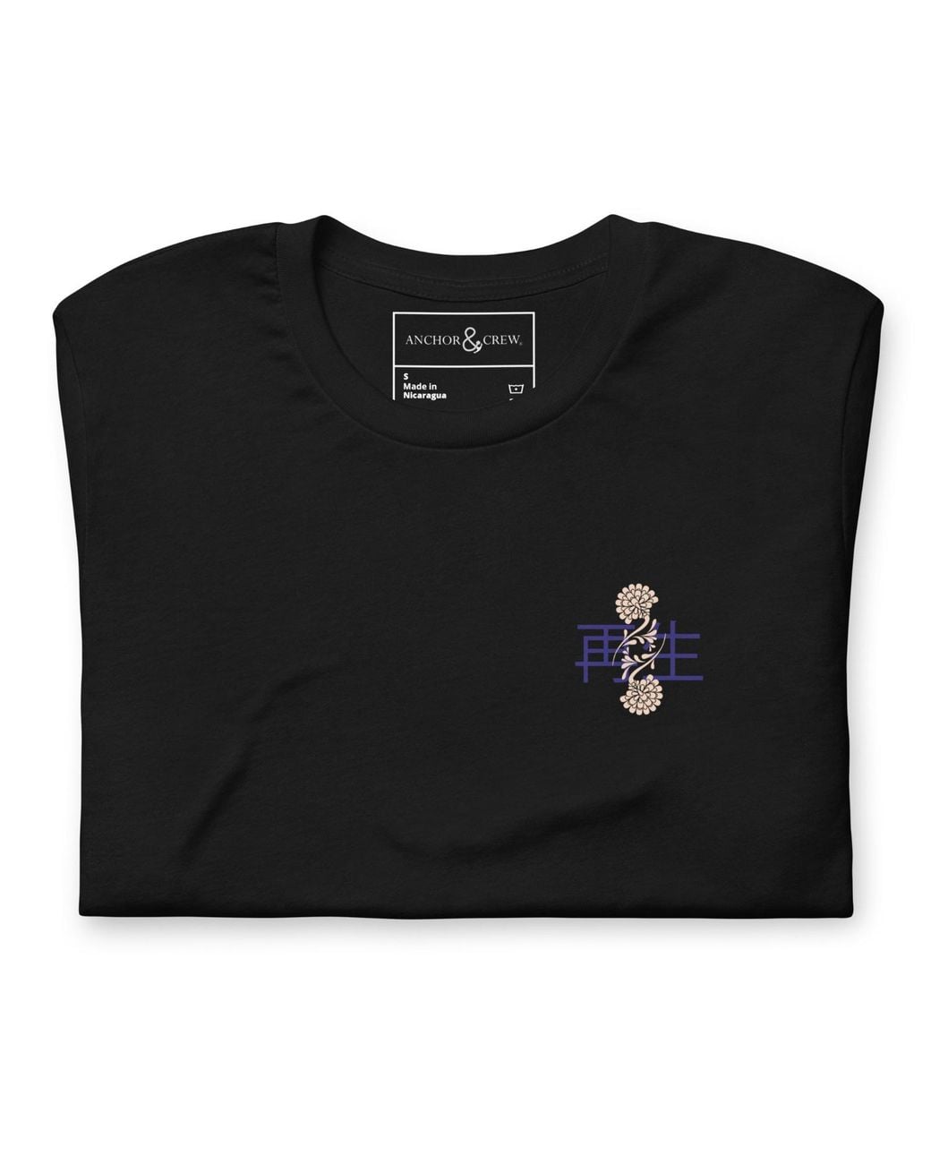 Anchor and Crew Black Ten Vhs Japan Era Organic Cotton T-Shirt for men