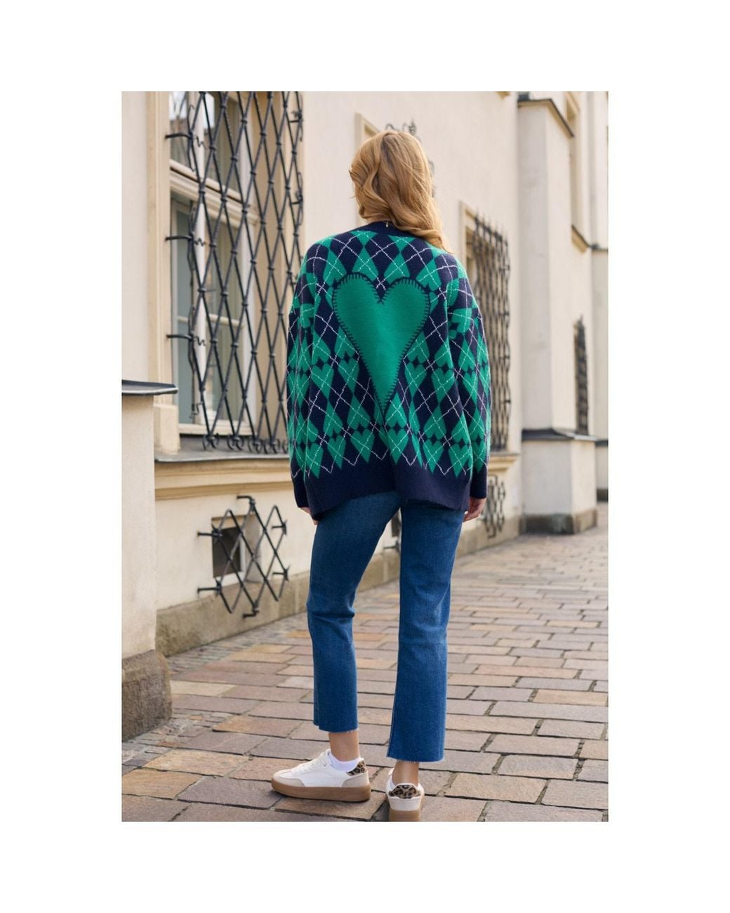 Saachi Green Grandpa Heart Cardigan