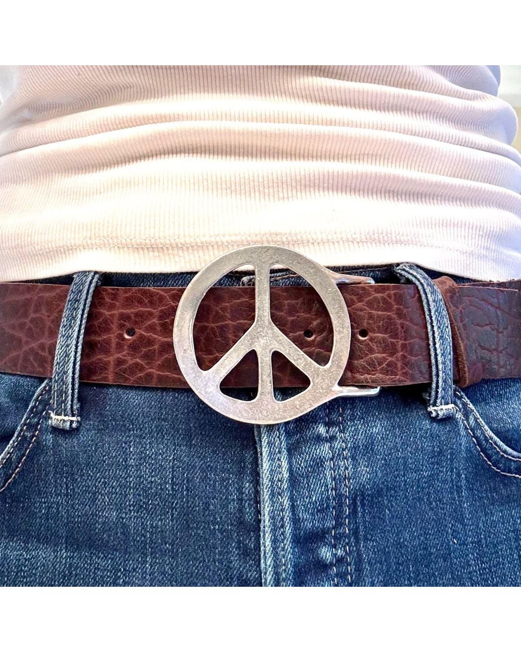 Lynn Tallerico Brown Peace Belt