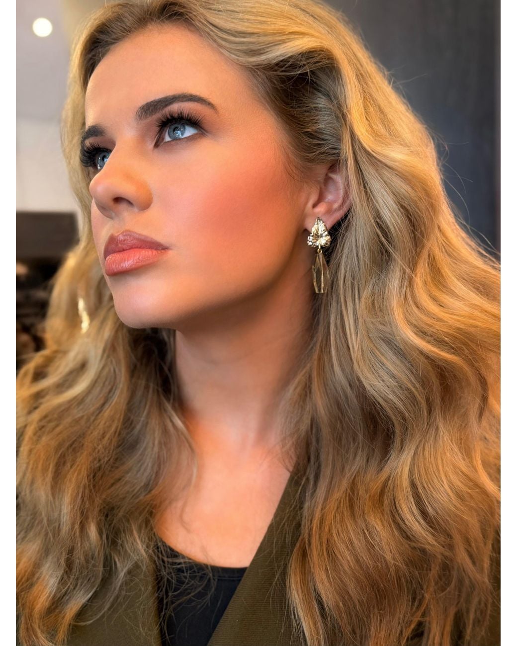Stephanie Browne Australia Metallic Gloria Limone Earrings