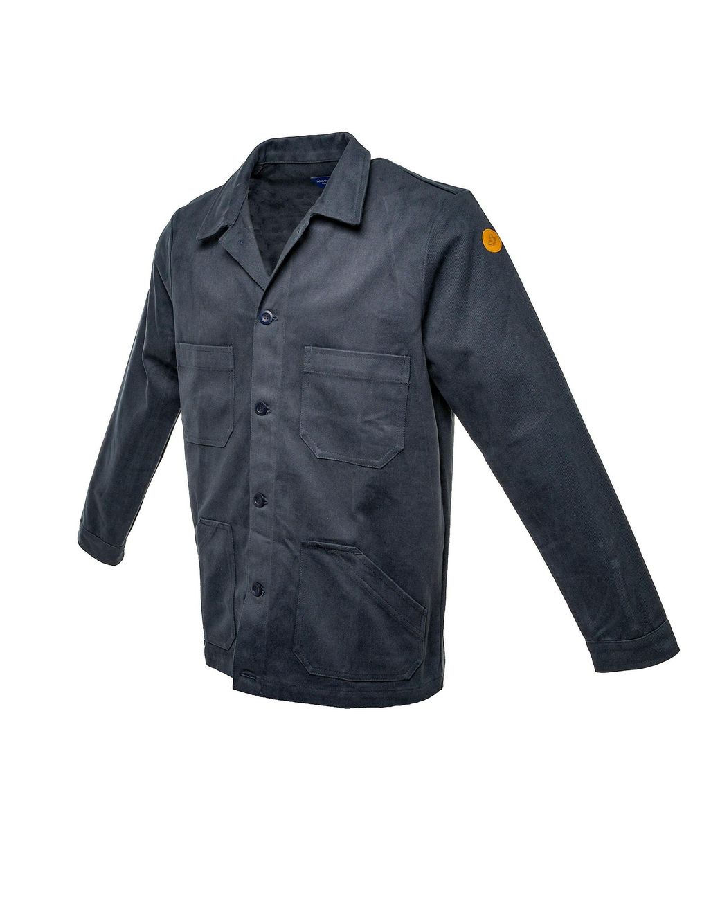 Arthur Beale Blue Canvas Utility Jacket