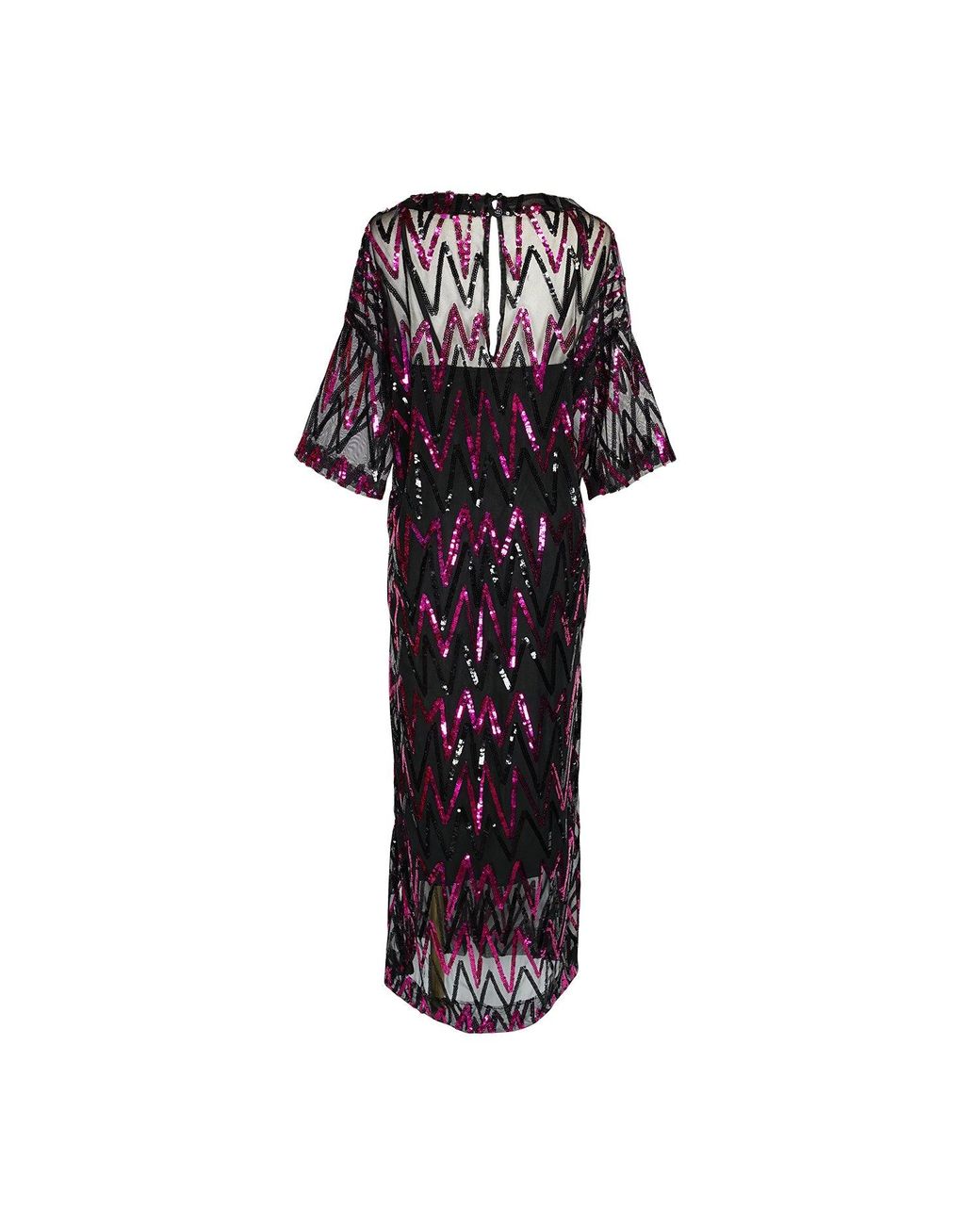 Jennafer Grace Black Studio Shimmer Side Split Tunic
