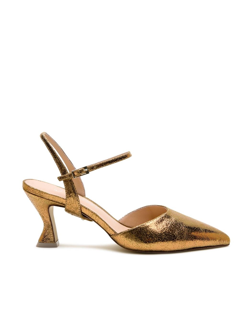 Alterre Metallic Antique Amal Curve Mule