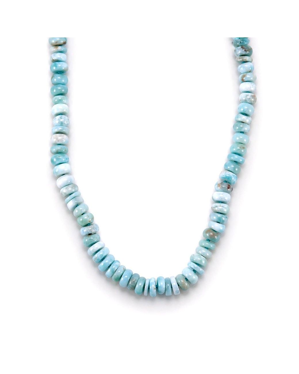 Mineralgems•Studio Blue Ocean- Larimar Necklace For Him