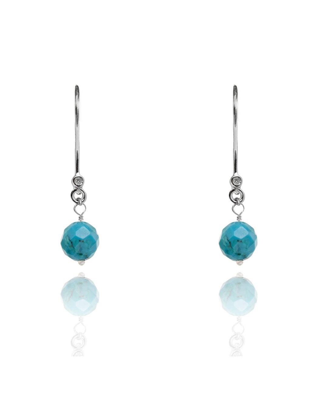 Kaizarin Blue Earrings December Birthstone