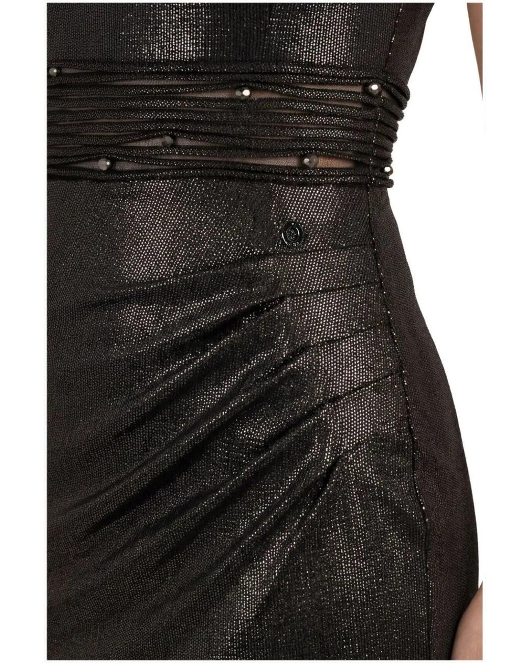 Luna Fashion House Black Off-Shoulder Cocktail Dress, Iris