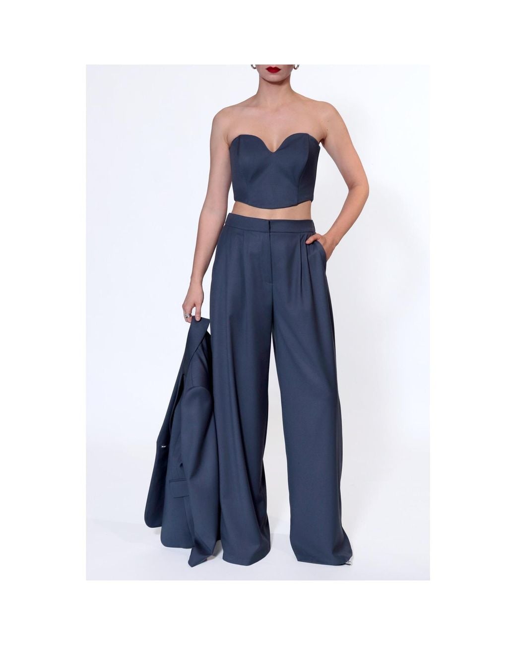 AGGI by HALEWSKI Blue Lara Moonlight Corset
