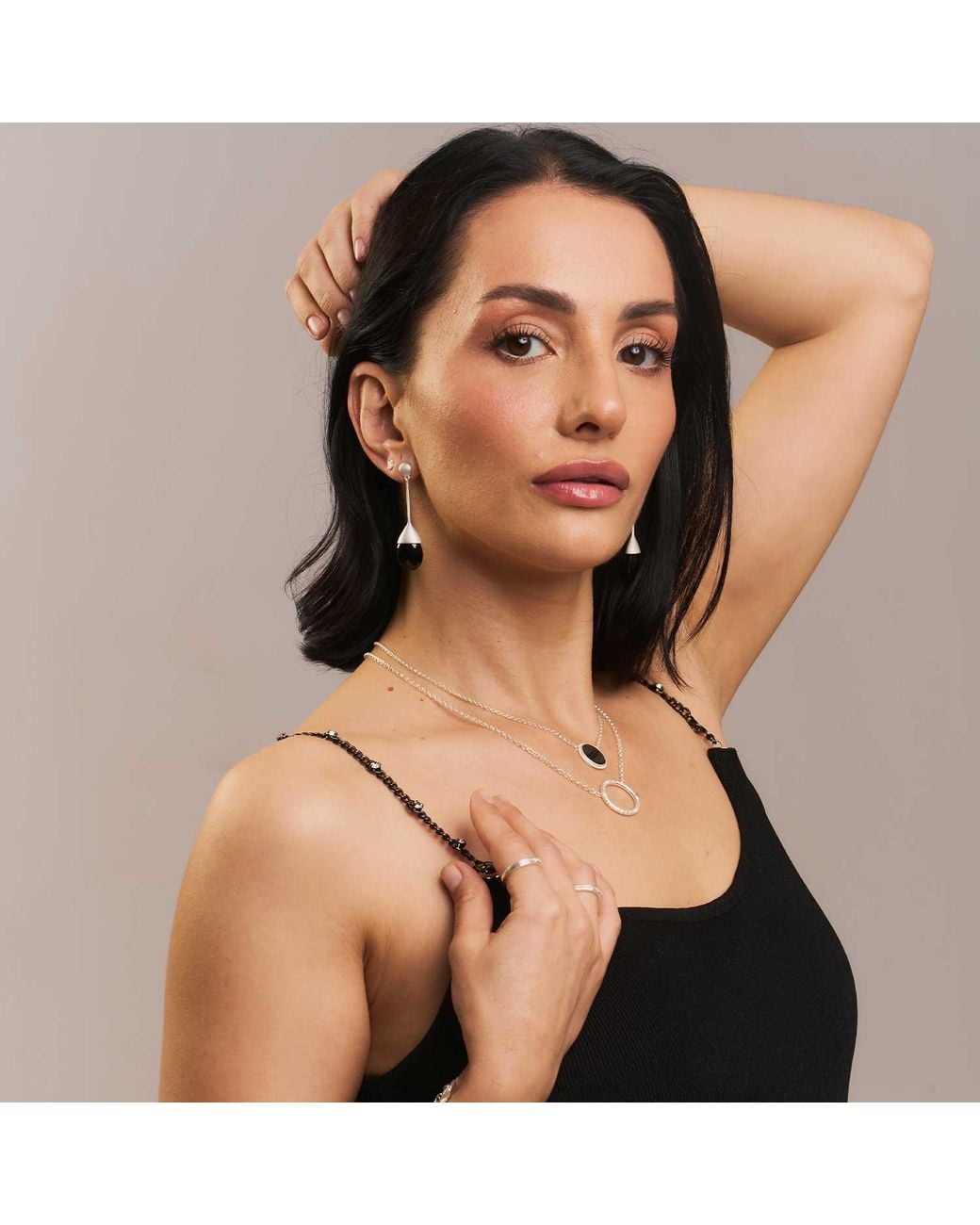 Moon London White Tranquillity Spinel Drop Earrings