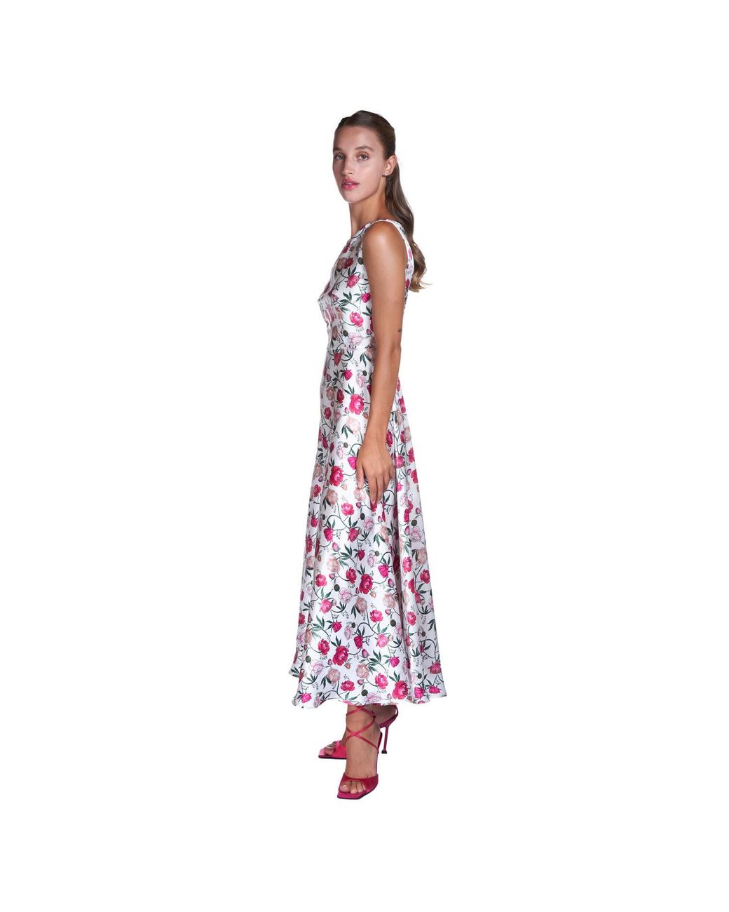 Sofia Tsereteli Purple Peony Evening Dress