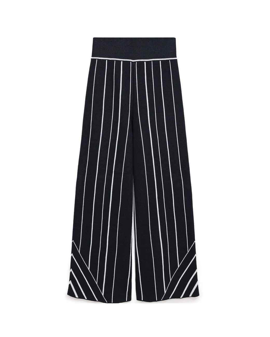 Peraluna Blue Finley Knit Trousers