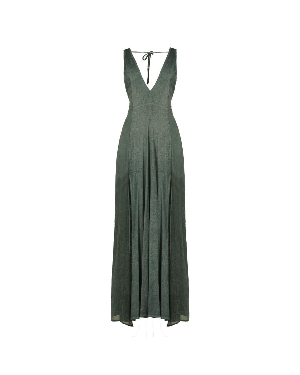 Zhenabia Green Zhe Dress Khaki