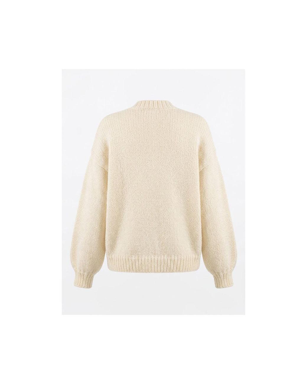 Ana Chic Multicolor Neutrals Collar Cat Handmade Knitted Cardigan