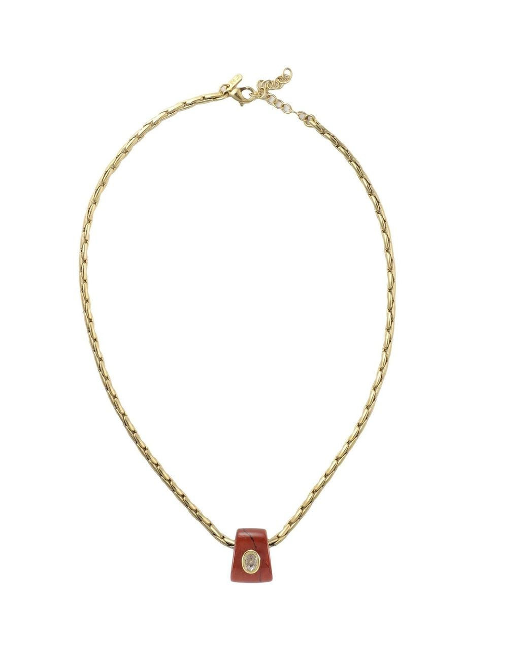 Hye Jane Jewelry Metallic Bowie Jasper Necklace