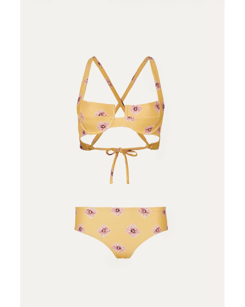 Par & Escala Metallic Jamu Underwire Bikini Top