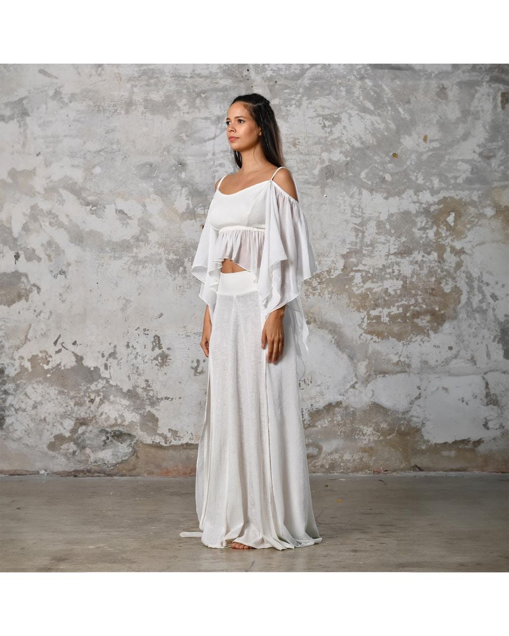 Zhenabia White Venus Blouse
