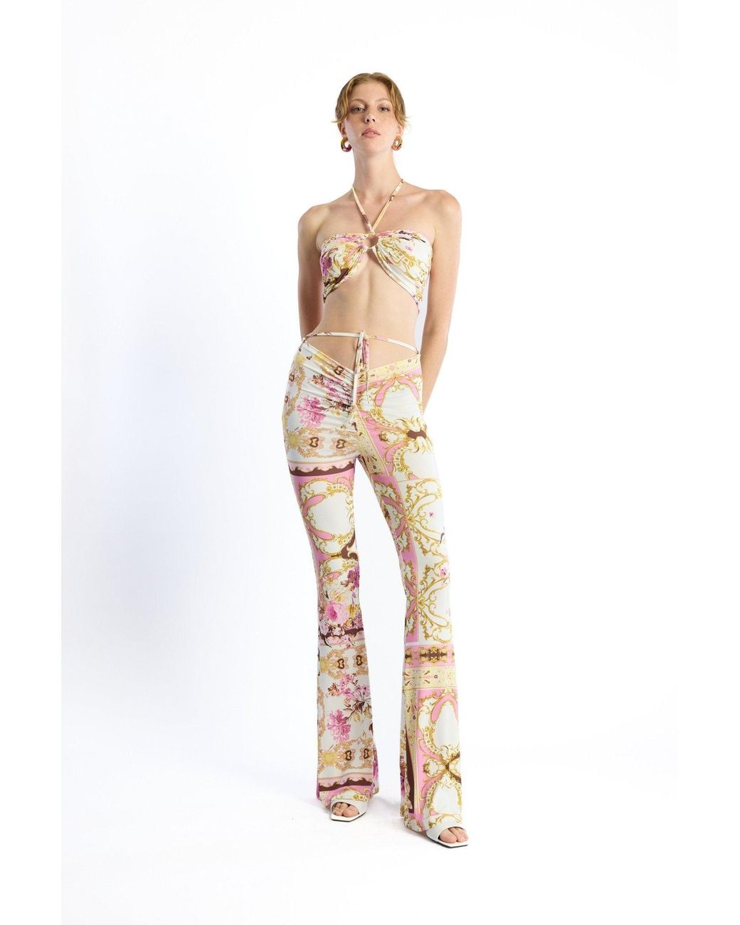 No'design Pink Luna Buckled Bustier