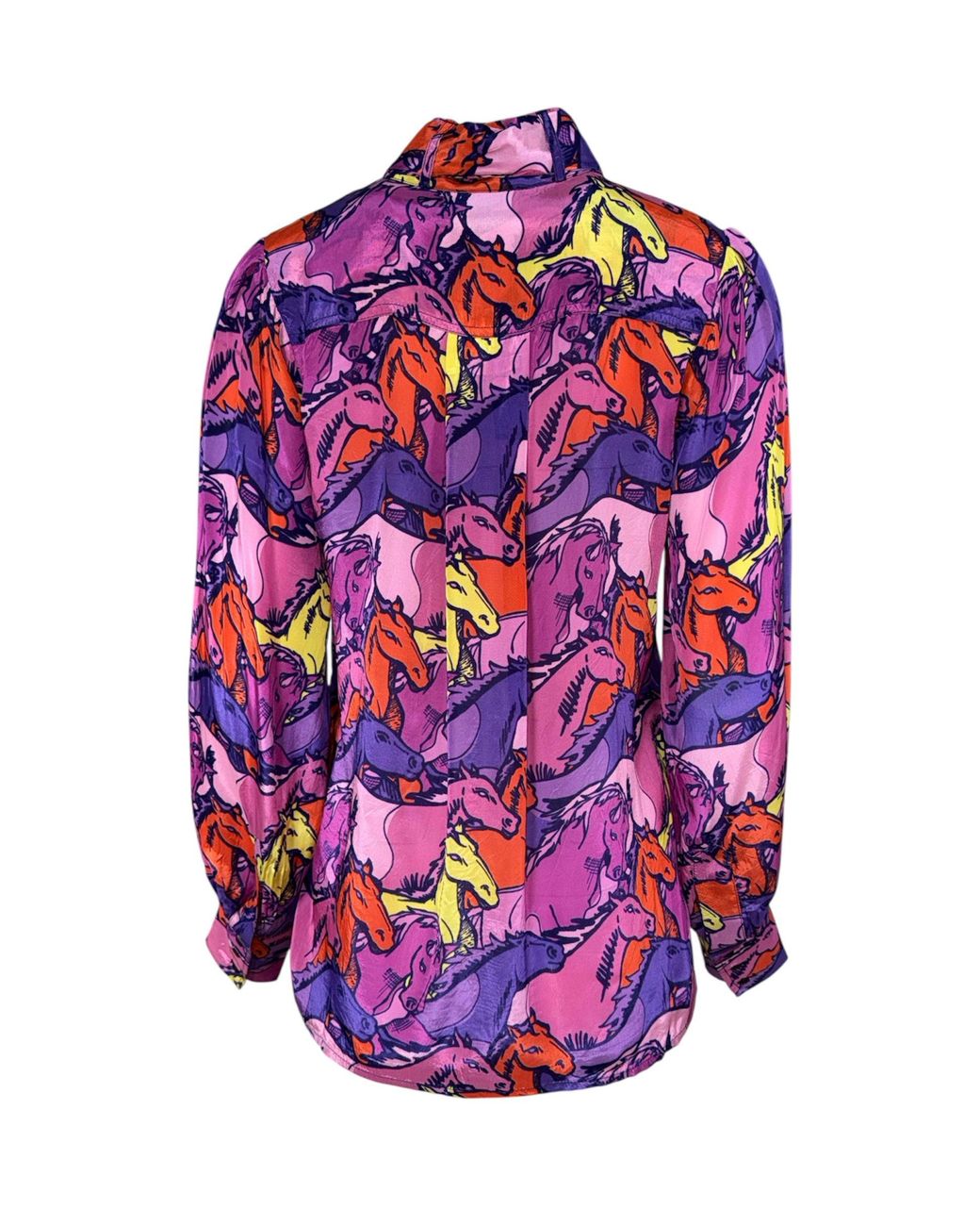 Any Old Iron Purple Runaway Necktie Shirt