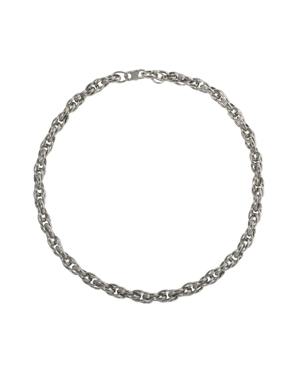 Caramel Vintage Jewellery Metallic Loop De Loop Chain Necklace