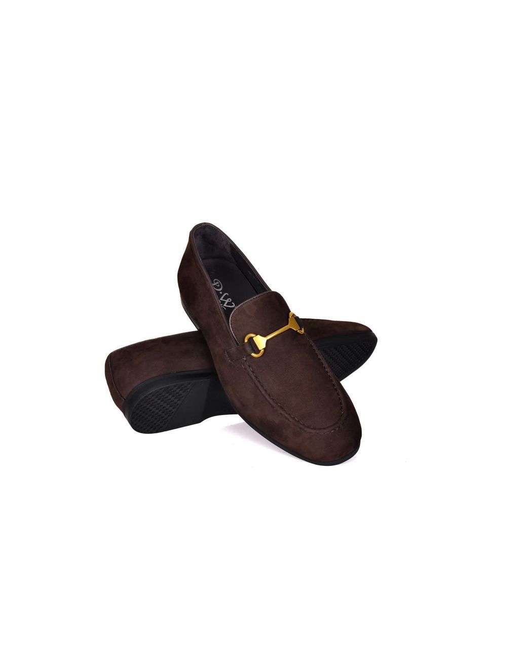 DAVID WEJ Brown Lorenzo Suede Loafers for men