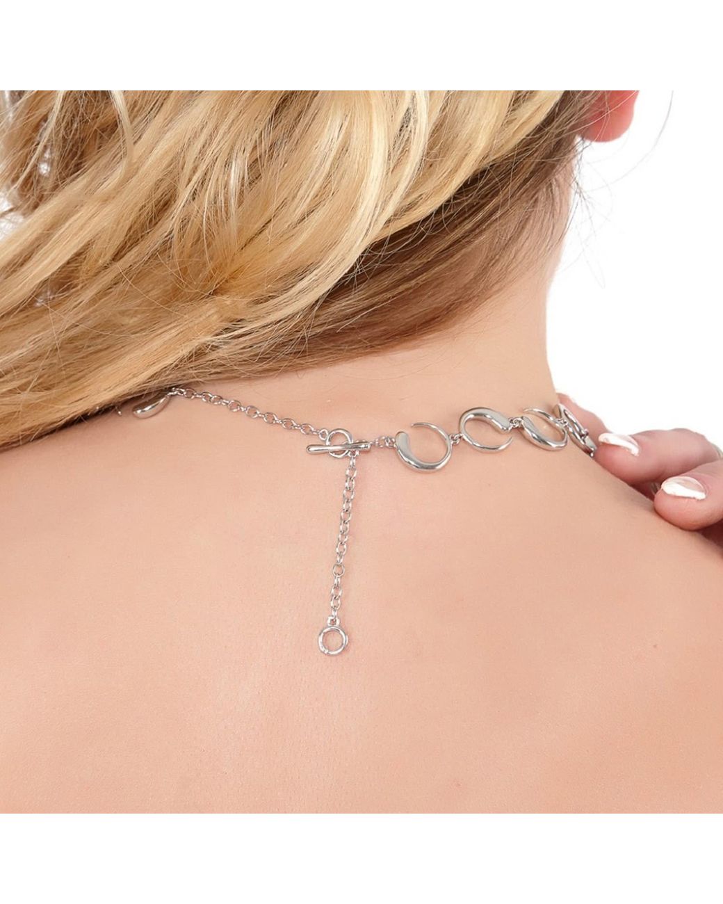 Lucy Quartermaine Metallic Solid Sterling Luna Necklace