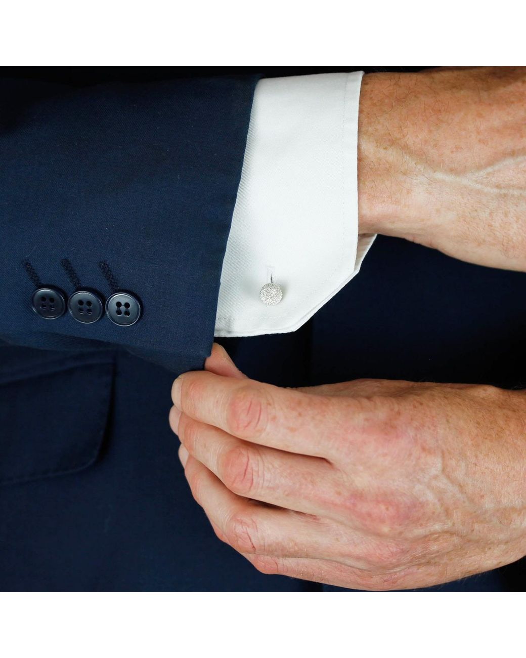 Lee Renee Multicolor Dahlia Cufflinks for men