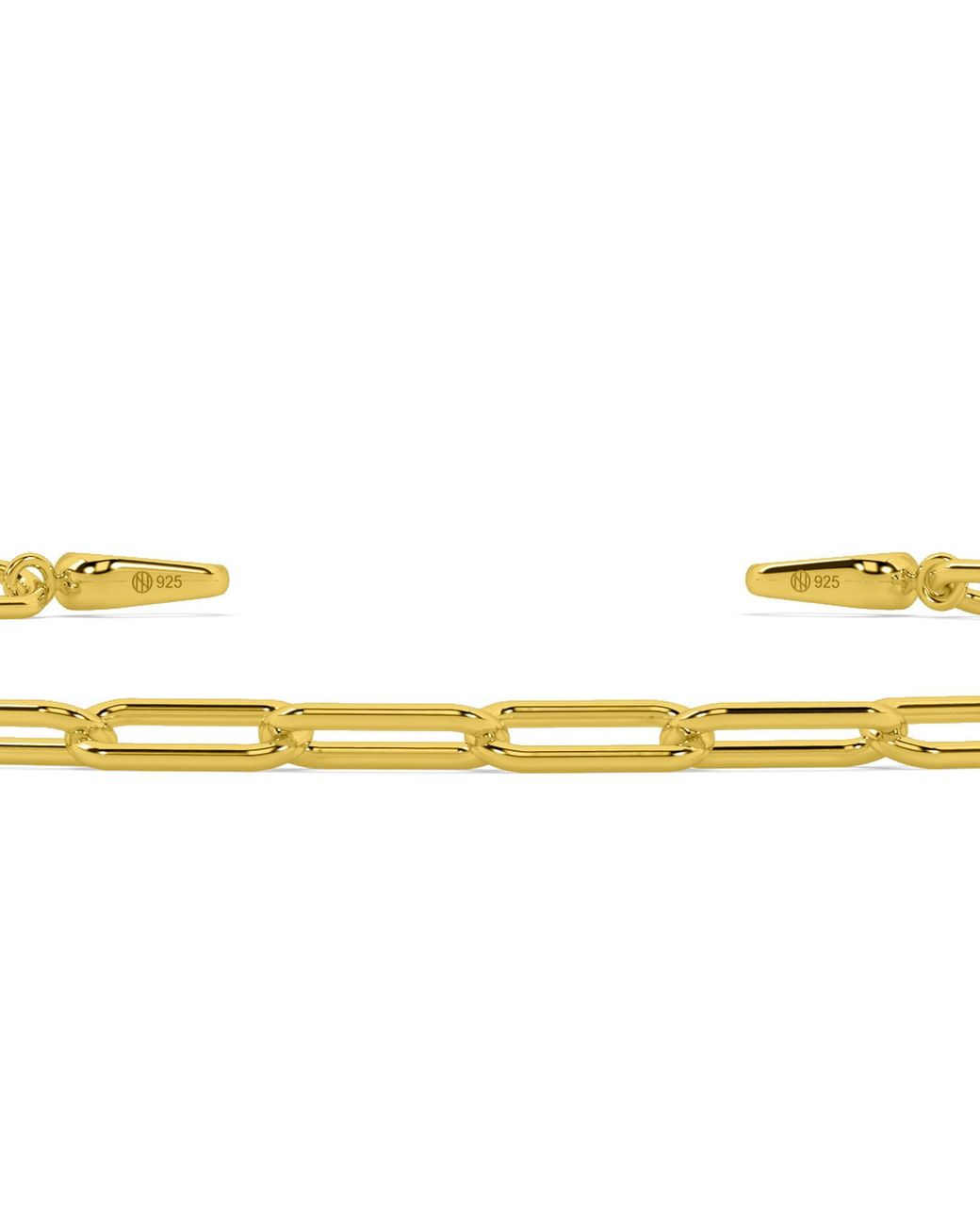 Onia Metallic Bold Clip Long Chain Waist Chain