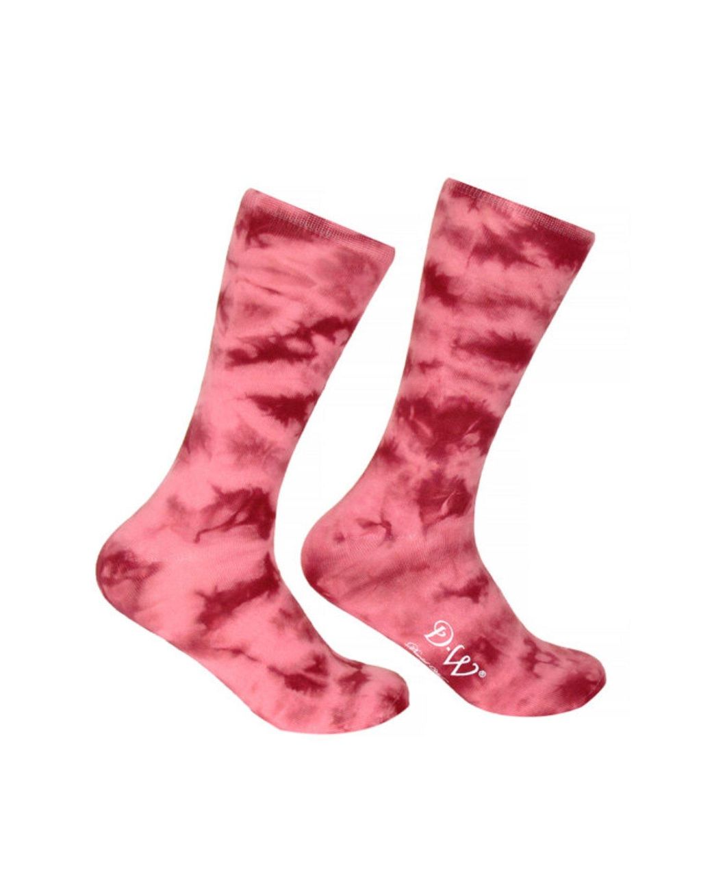 DAVID WEJ Pink Neutrals Abstract Socks for men