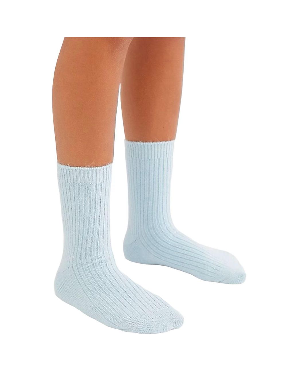 HIGH HEEL JUNGLE by KATHRYN EISMAN Blue Cashmere Socks