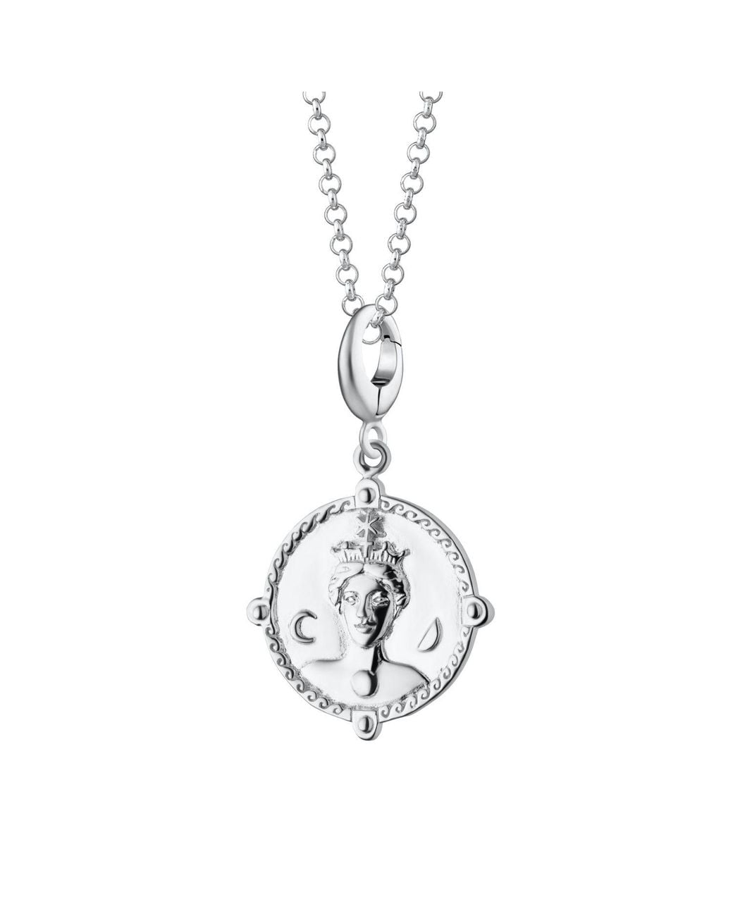 Lily Charmed Metallic Sterling Goddess Of And Mothers Hera Charm Necklace
