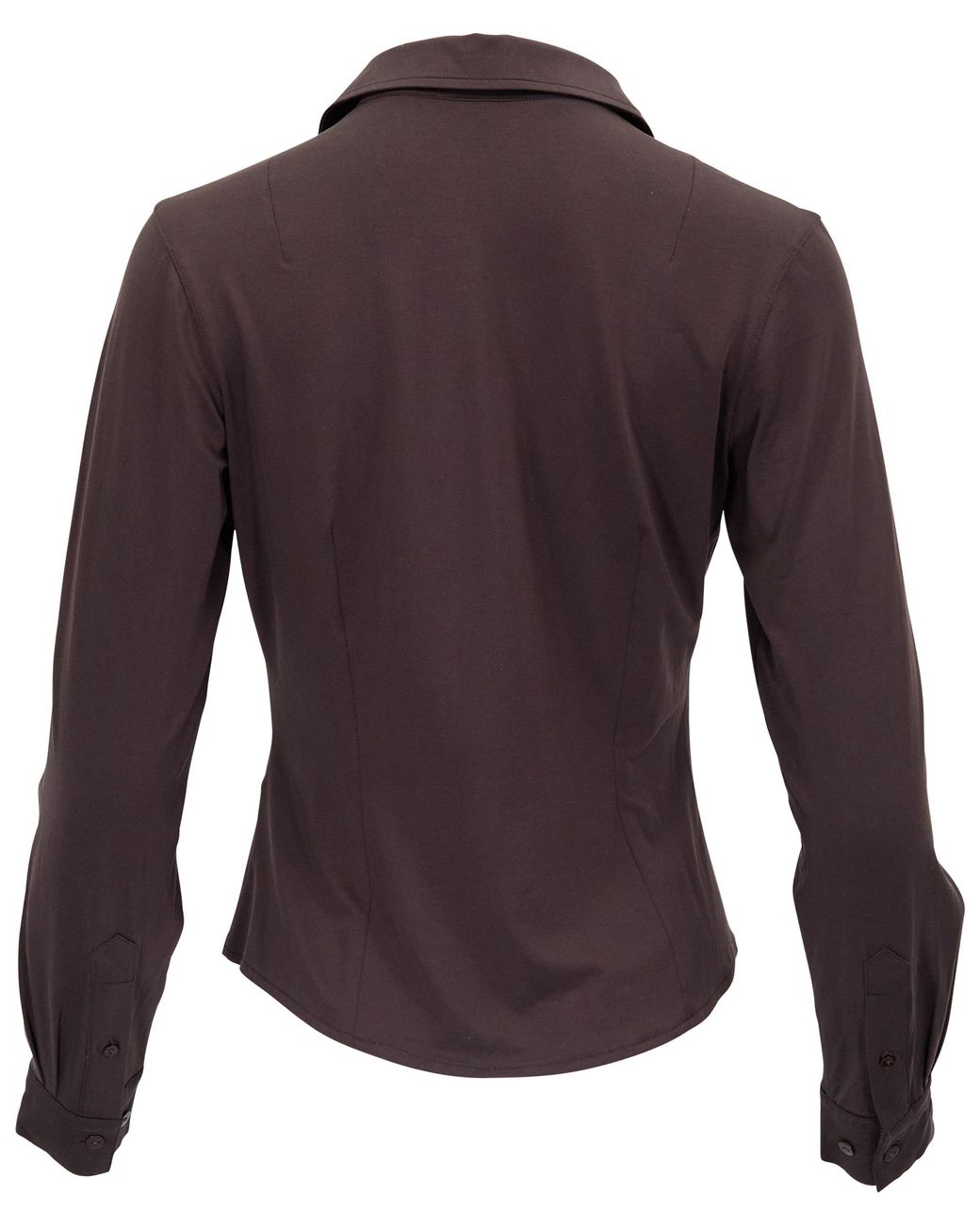 Lords of Harlech Purple Stephanie Brownie Lyocell Stretch Long-Sleeve Shirt