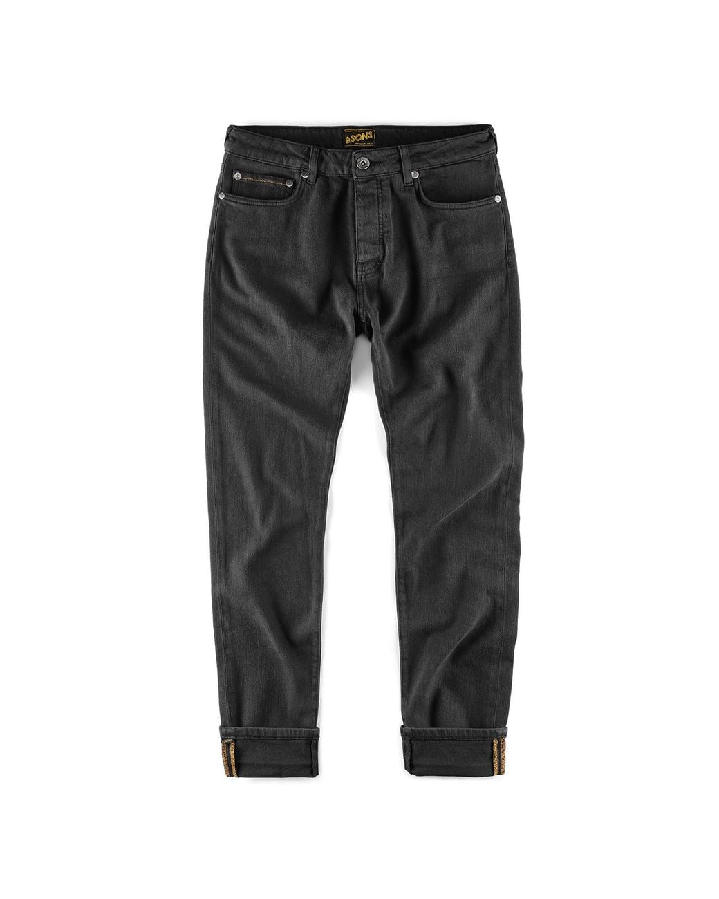 &SONS Trading Co Gray Brandon Overdyed Jean Fade 2 for men