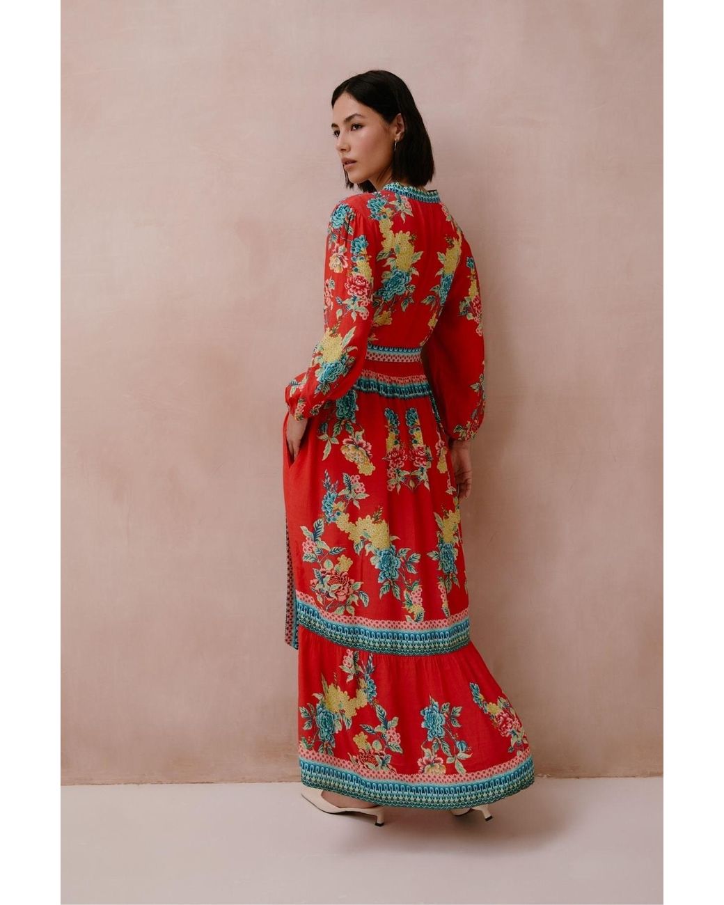 Raishma Red Tiffany Dress